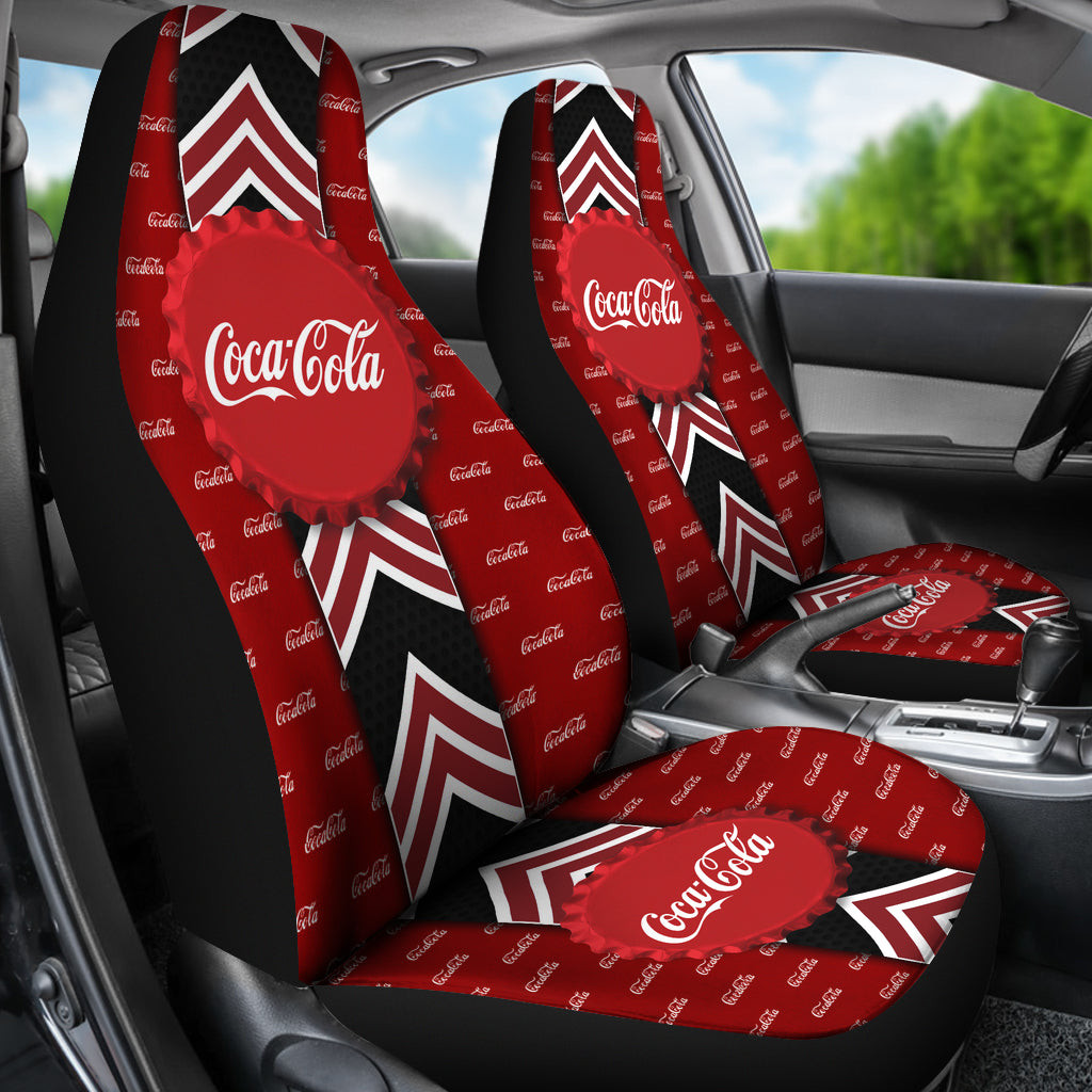 Coca Cola Coke Car Seat Covers Drinks AA22101803 - Famjoys Coca Cola Coke Car Seat Covers Drinks AA22101803 - Famjoys