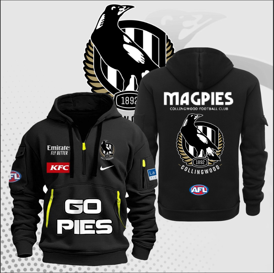 Collingwood Football Club 2D New Hoodie - Famjoys Collingwood Football Club 2D New Hoodie - Famjoys