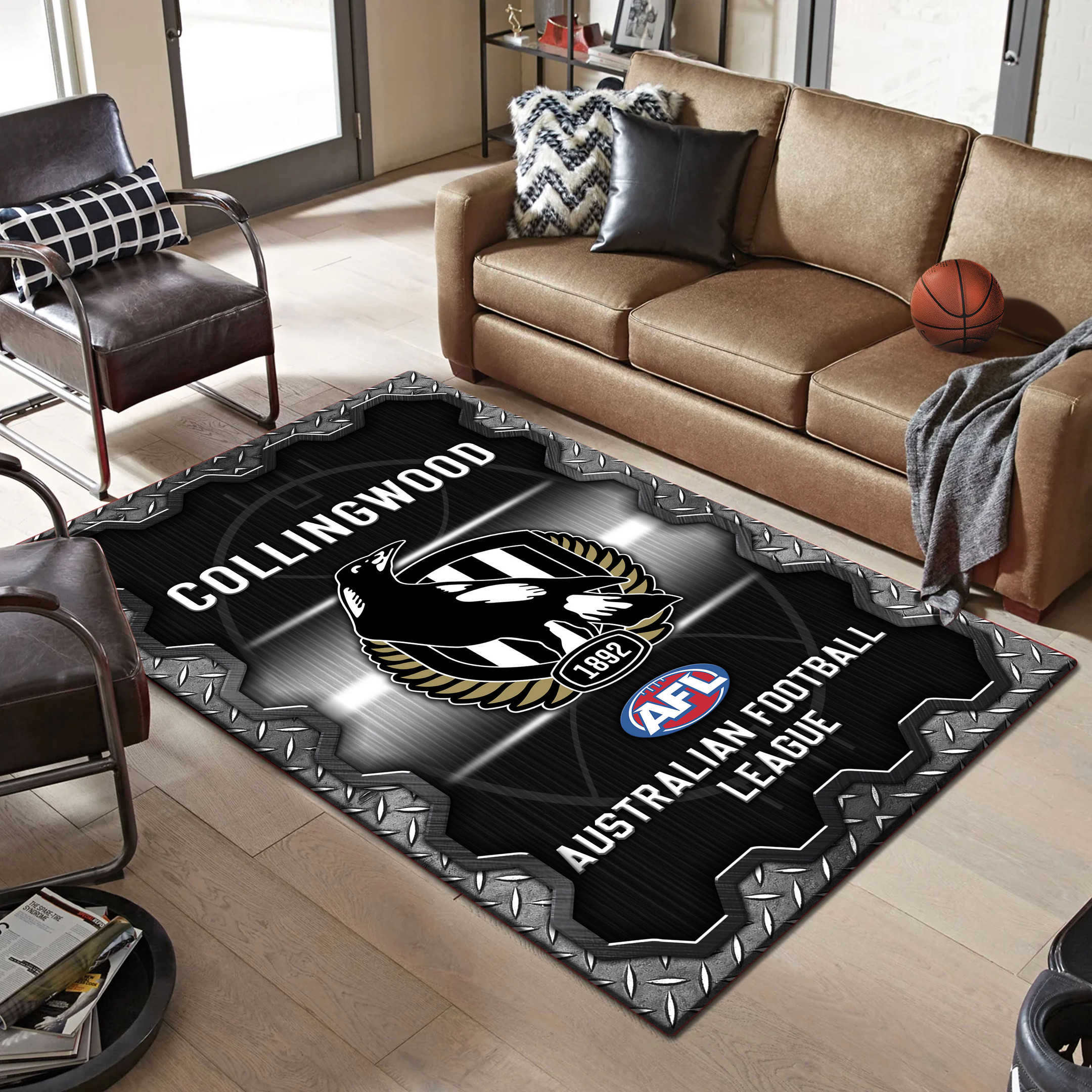Collingwood Football Club Area Rugs 15 - Famjoys Collingwood Football Club Area Rugs 15 - Famjoys