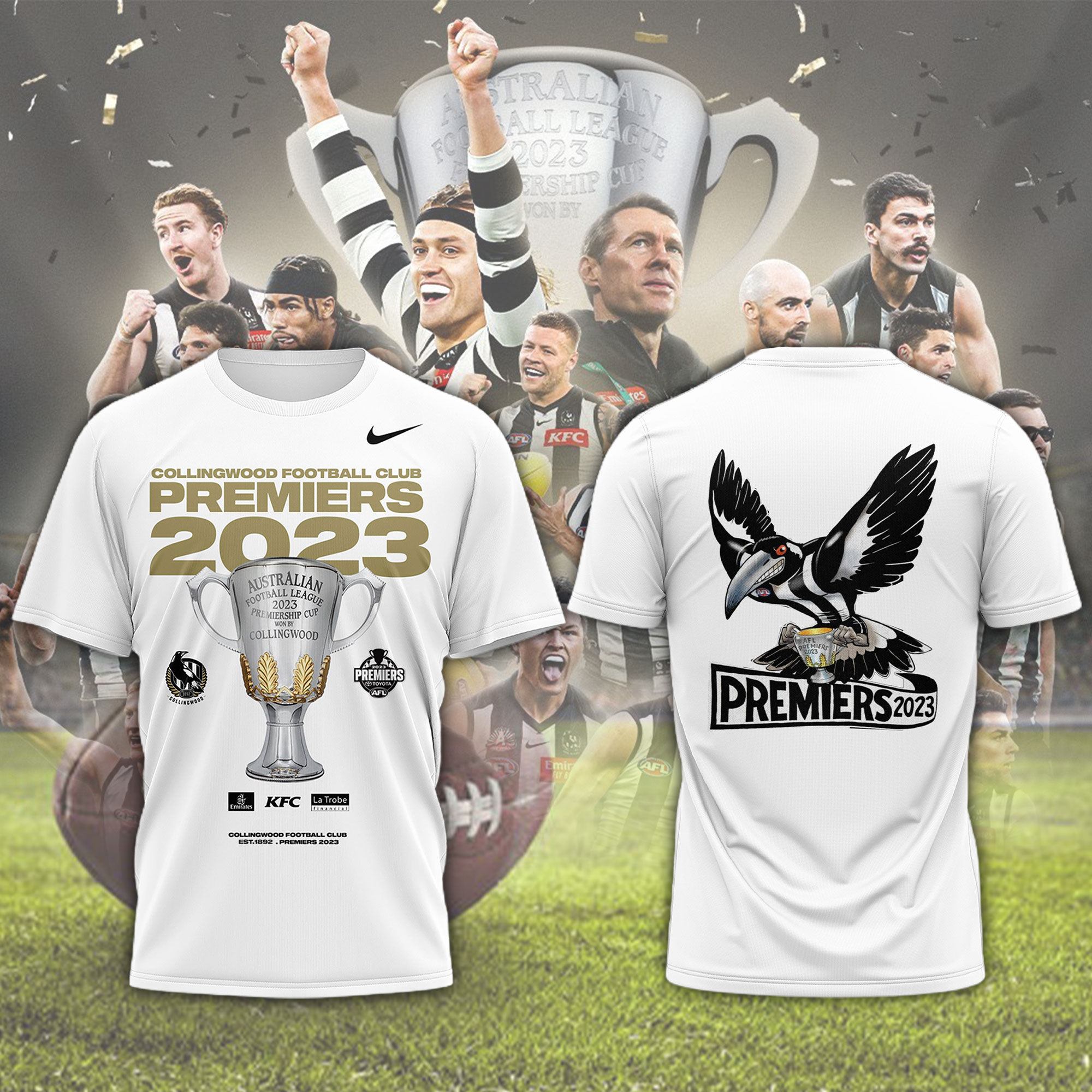 Collingwood Magpies 2023 Premiers SetCombo NQ - Famjoys Collingwood Magpies 2023 Premiers SetCombo NQ - Famjoys