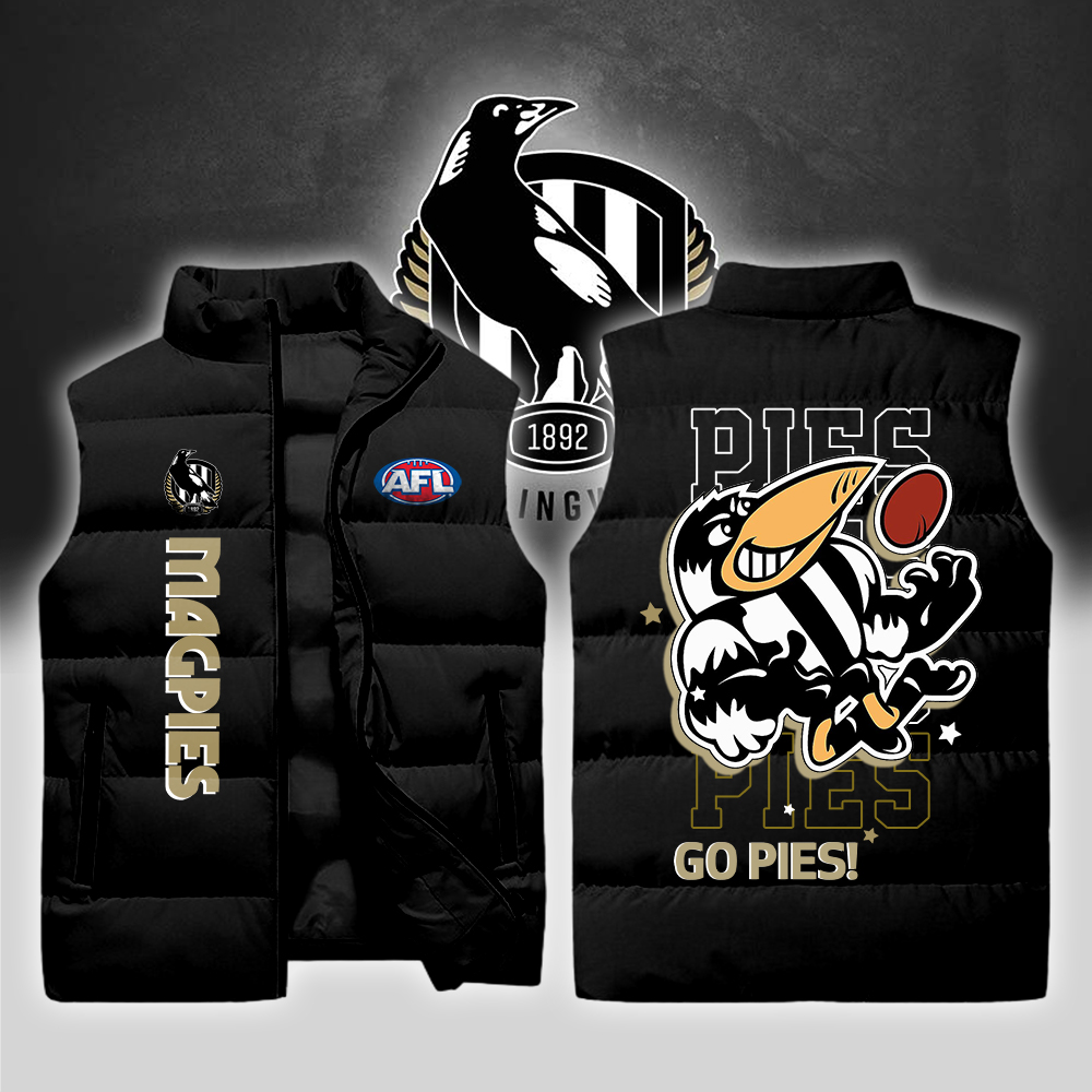 Collingwood Magpies Cotton Vest Limited - Famjoys Collingwood Magpies Cotton Vest Limited - Famjoys