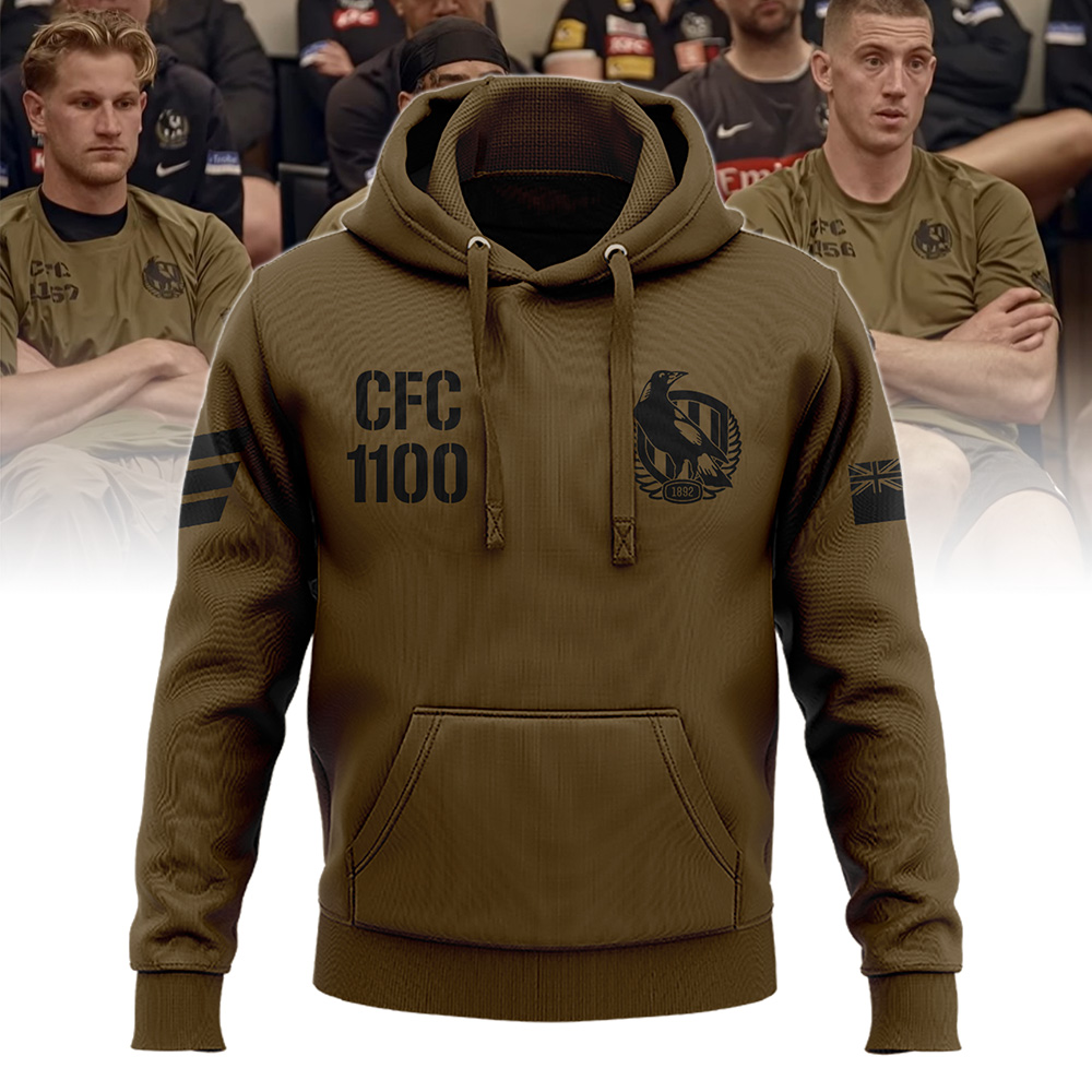 Collingwood Magpies Hoodie and Cap design Limited - Famjoys Collingwood Magpies Hoodie and Cap design Limited - Famjoys