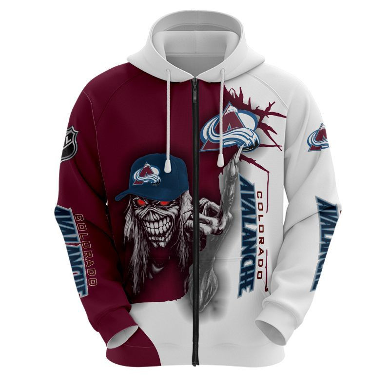 Colorado Avalanche All Over Print Caftan1918 - Famjoys Colorado Avalanche All Over Print Caftan1918 - Famjoys