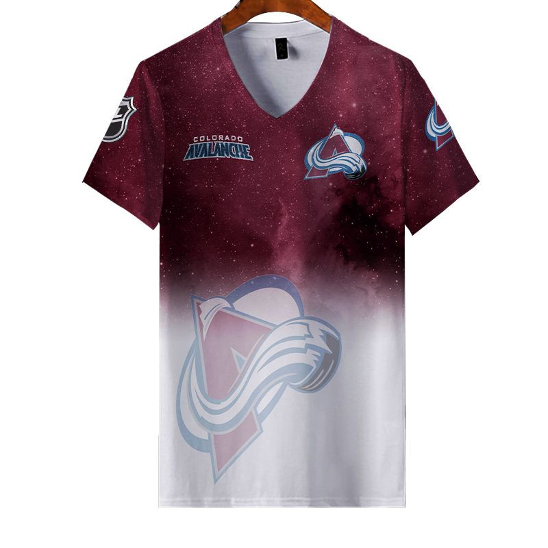 Colorado Avalanche All Over Print Caftan2008 - Famjoys Colorado Avalanche All Over Print Caftan2008 - Famjoys