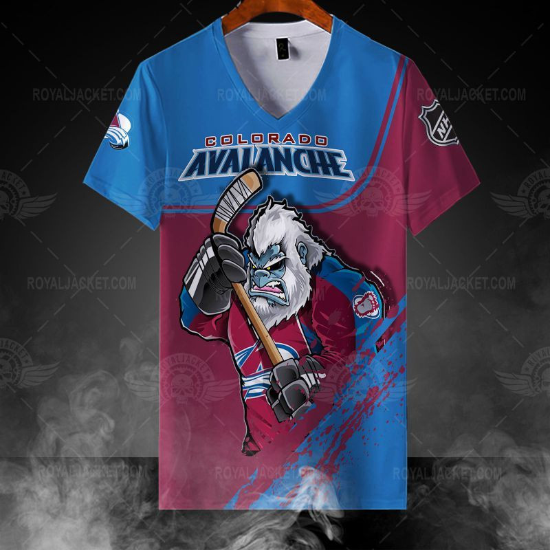 Colorado Avalanche All Over Print Caftan3119 - Famjoys Colorado Avalanche All Over Print Caftan3119 - Famjoys