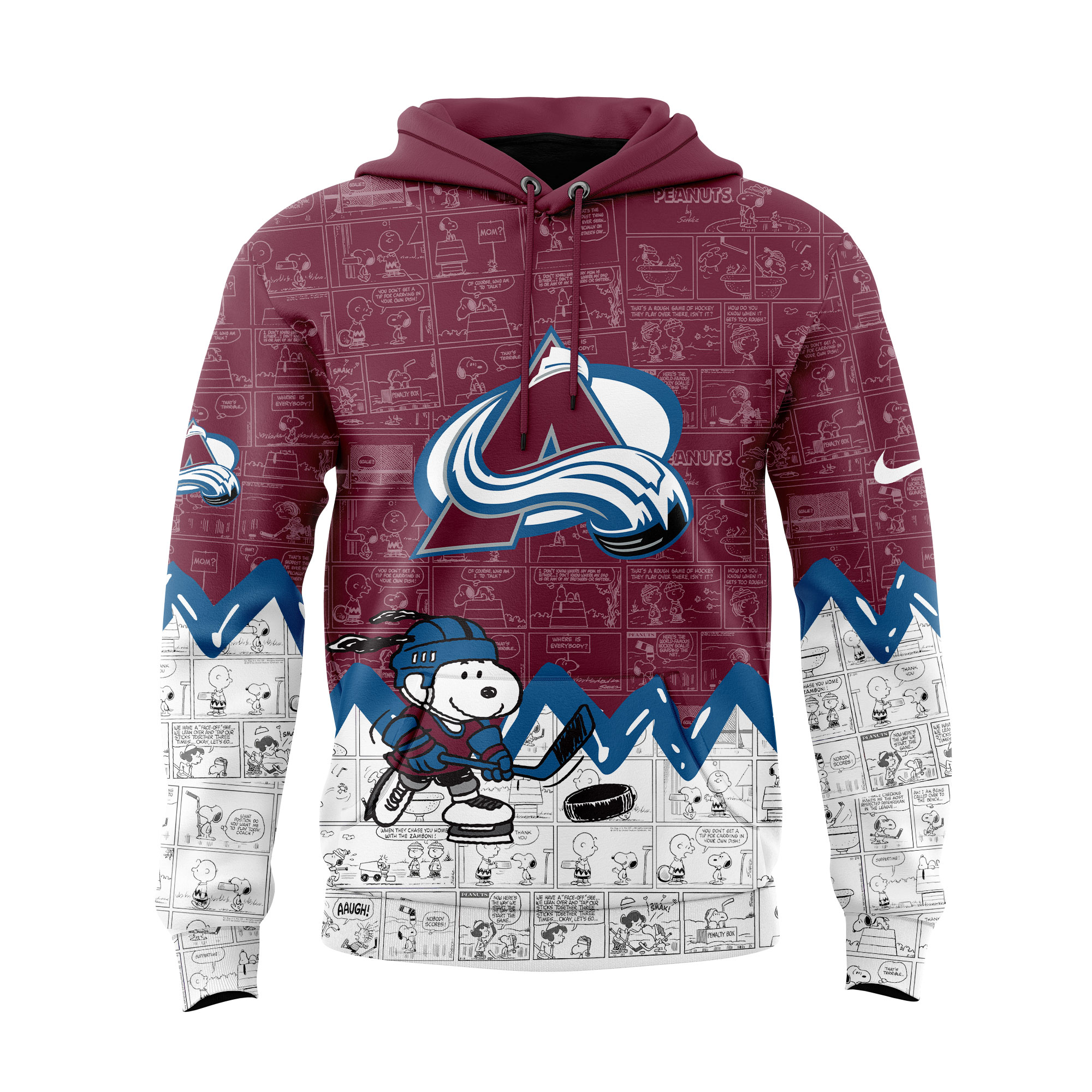 Colorado Avalanche Anniversary of Hoodie - Famjoys Colorado Avalanche Anniversary of Hoodie - Famjoys