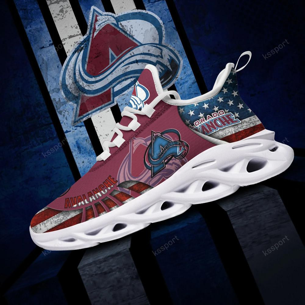 Colorado Avalanche Max Soul Clunky Shoes - Famjoys Colorado Avalanche Max Soul Clunky Shoes - Famjoys
