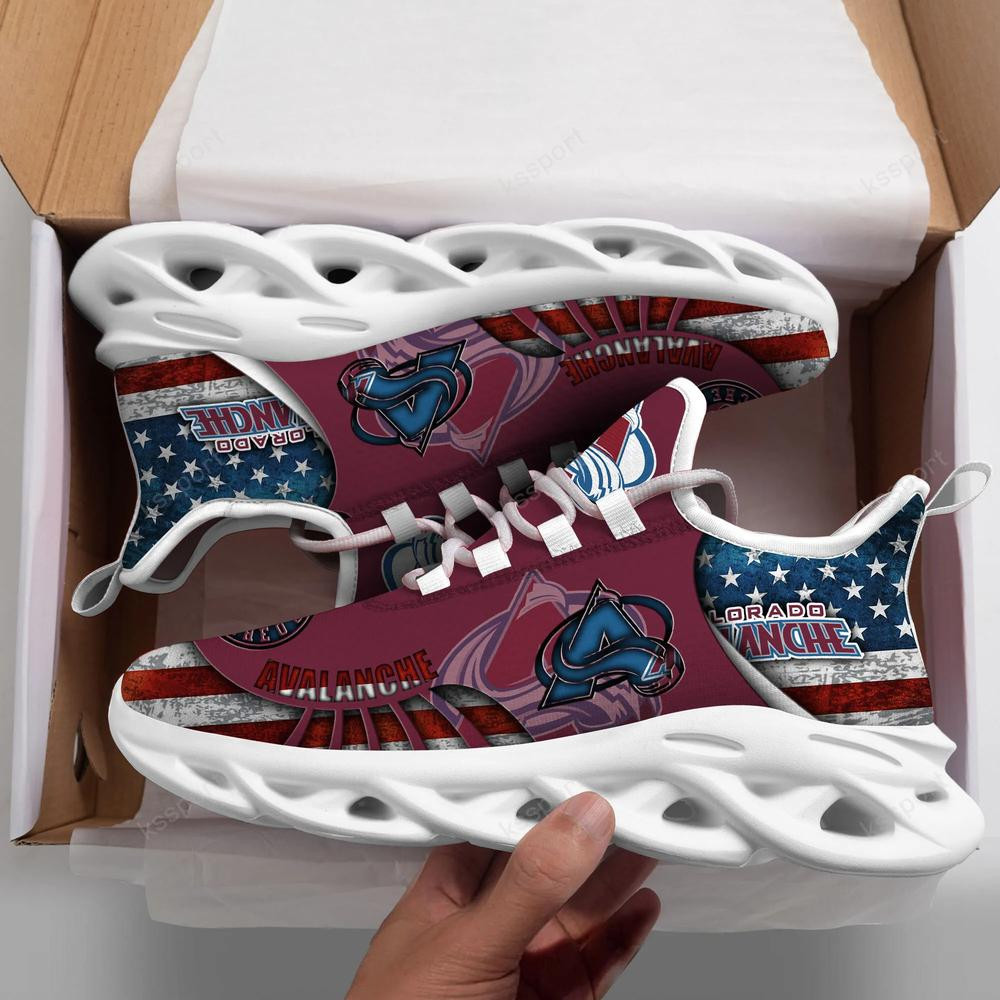 Colorado Avalanche Max Soul Clunky Shoes - Famjoys Colorado Avalanche Max Soul Clunky Shoes - Famjoys