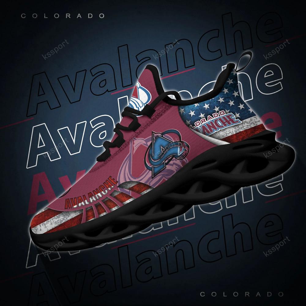 Colorado Avalanche Max Soul Clunky Shoes - Famjoys Colorado Avalanche Max Soul Clunky Shoes - Famjoys