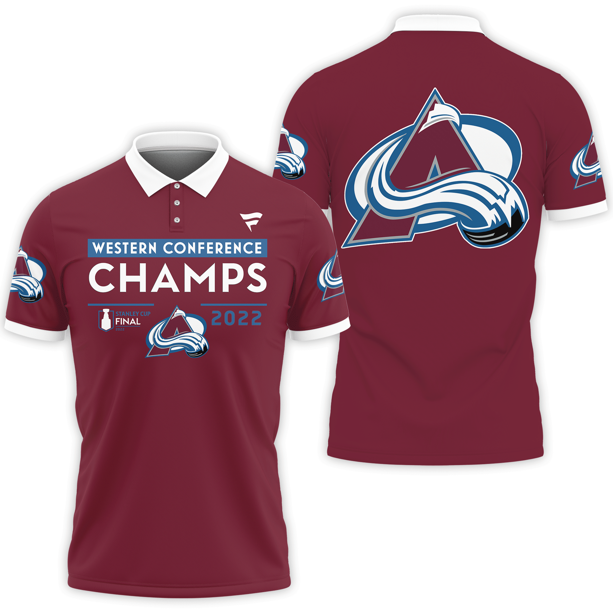 Colorado Avalanche Polo - Famjoys Colorado Avalanche Polo - Famjoys