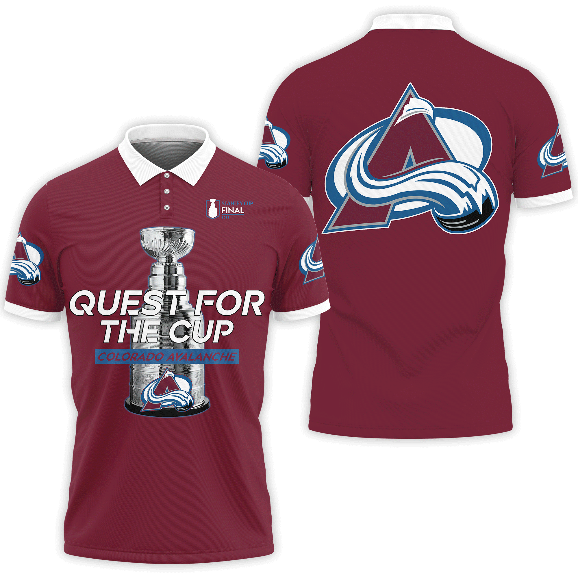 Colorado Avalanche Polo - Famjoys Colorado Avalanche Polo - Famjoys