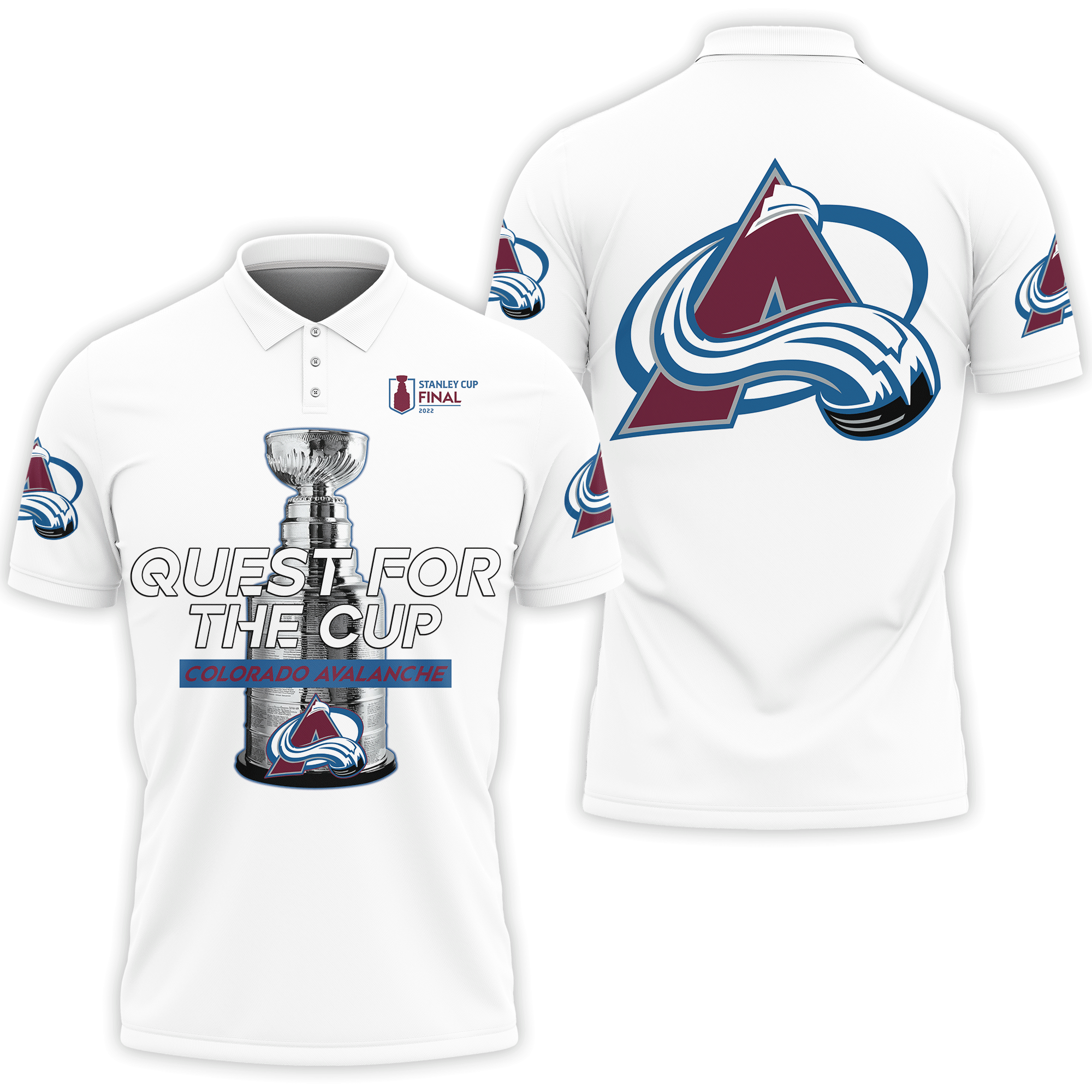 Colorado Avalanche Polo - Famjoys Colorado Avalanche Polo - Famjoys
