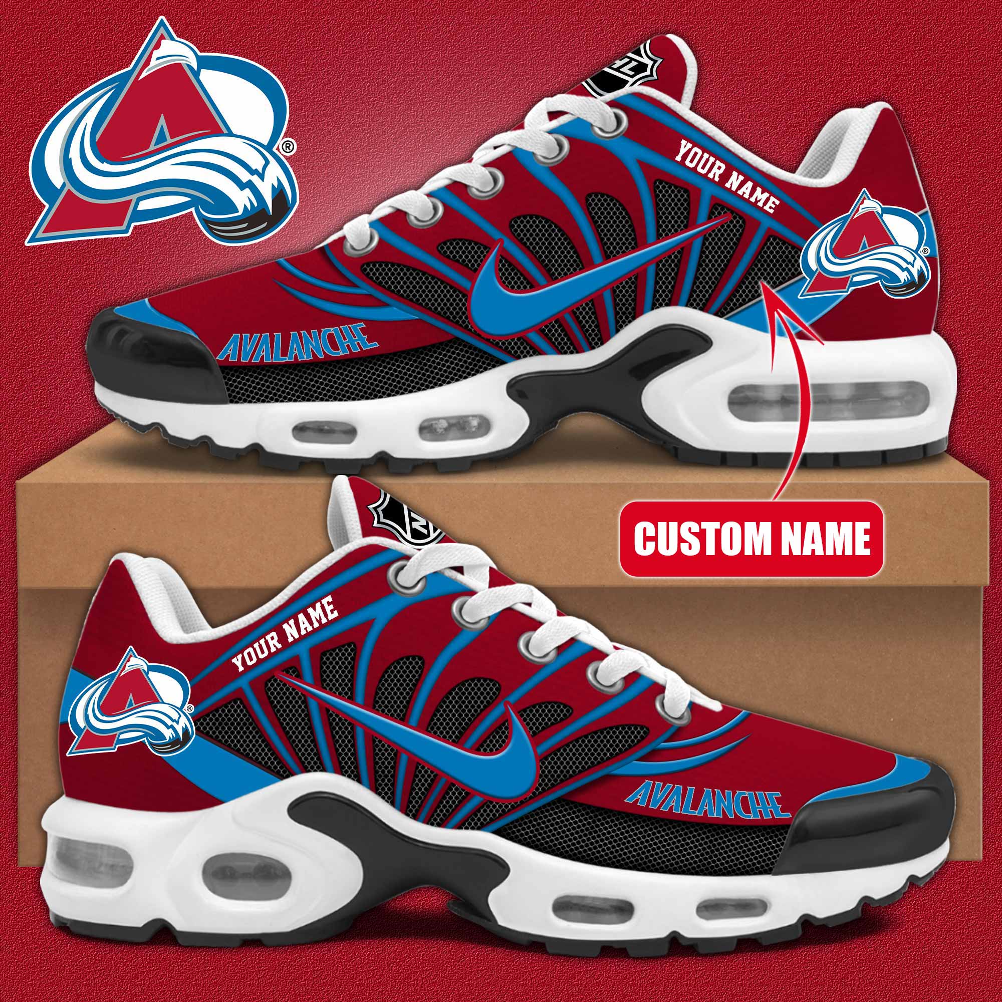 Colorado Avalanche Shoes - Famjoys Colorado Avalanche Shoes - Famjoys