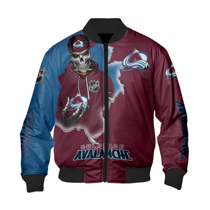 Colorado Avalanche Varsity Jacketkull - Famjoys Colorado Avalanche Varsity Jacketkull - Famjoys