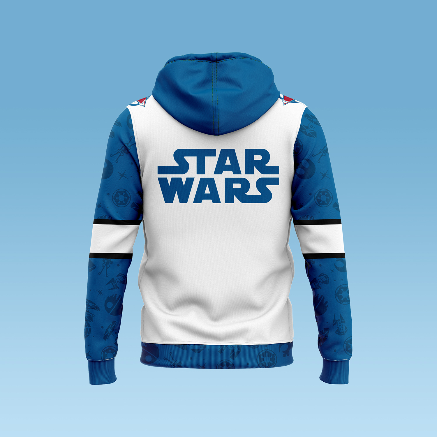 Colorado Avalanche x Star Wars Night Hoodie - Famjoys Colorado Avalanche x Star Wars Night Hoodie - Famjoys