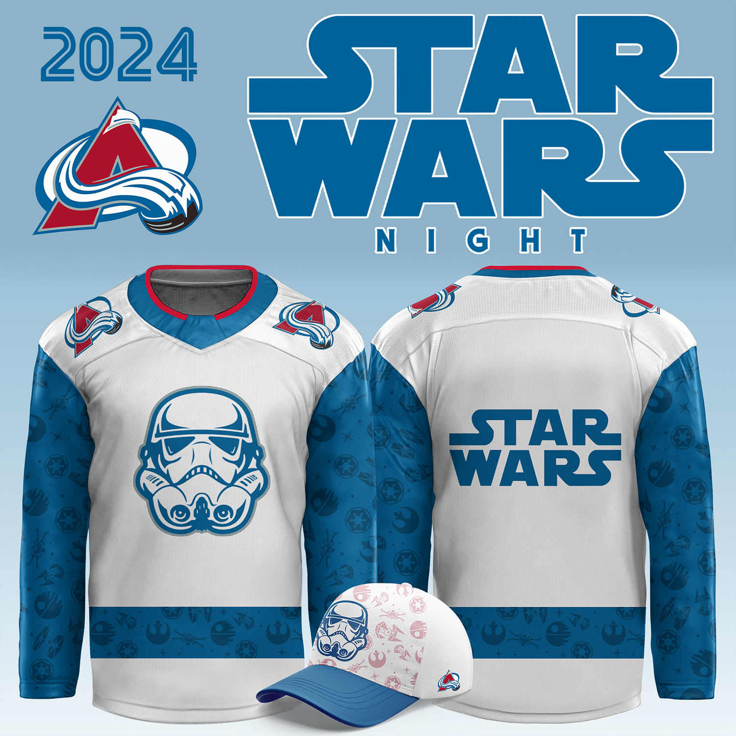 Colorado Avalanche x Star Wars Night jersey - Famjoys Colorado Avalanche x Star Wars Night jersey - Famjoys