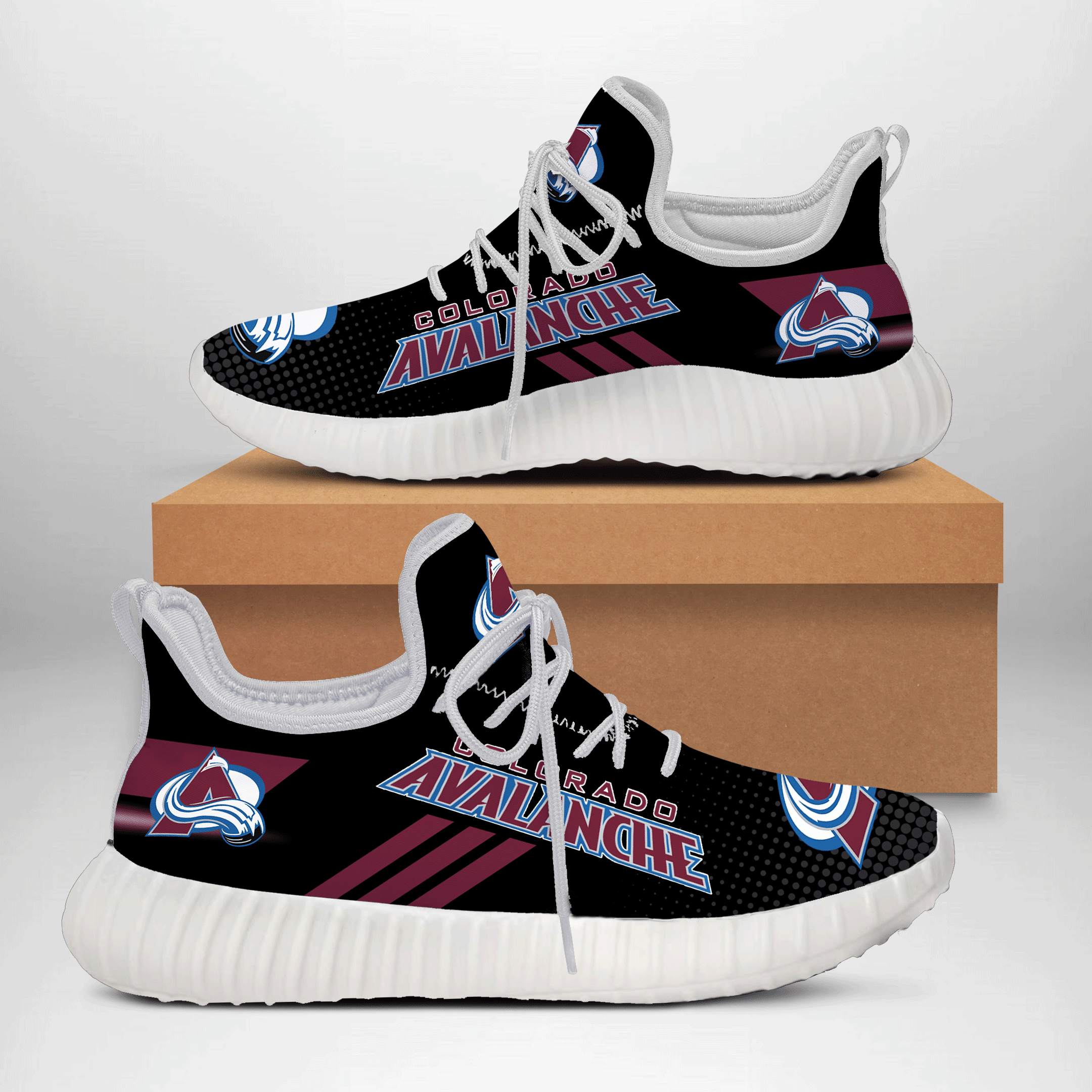 Colorado Avalanche Yz Shoes - Famjoys Colorado Avalanche Yz Shoes - Famjoys