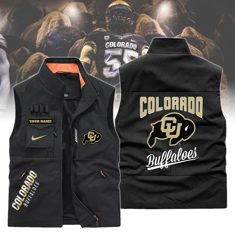 Colorado Buffaloes Frock Vest - Famjoys Colorado Buffaloes Frock Vest - Famjoys