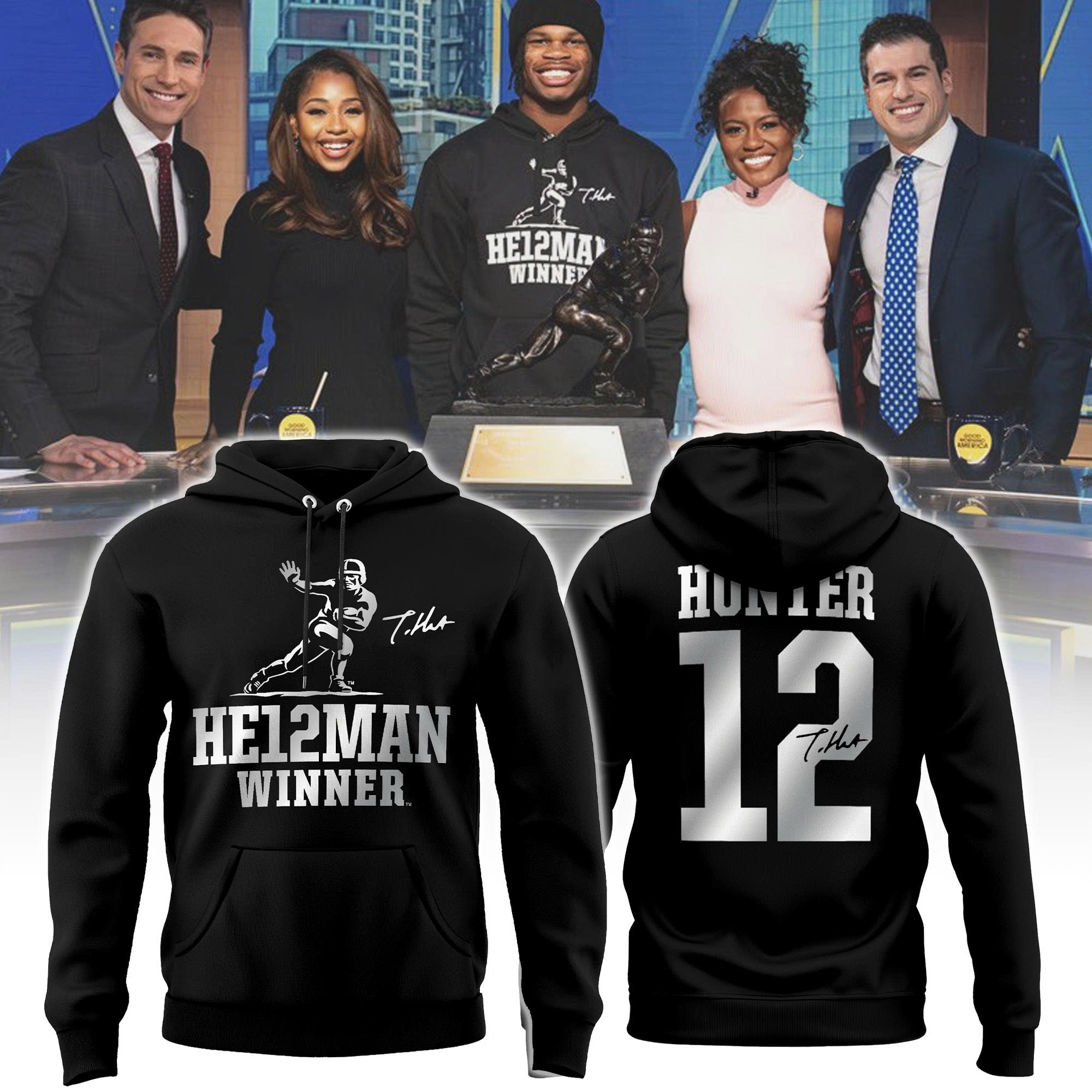 Colorado Buffaloes Limted Edition “Heisman Travis Hunter” Hoodie With Signature - Famjoys Colorado Buffaloes Limted Edition “Heisman Travis Hunter” Hoodie With Signature - Famjoys