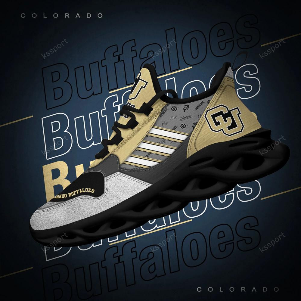 Colorado Buffaloes Max Soul Clunky, Running Sneakers - Famjoys Colorado Buffaloes Max Soul Clunky, Running Sneakers - Famjoys