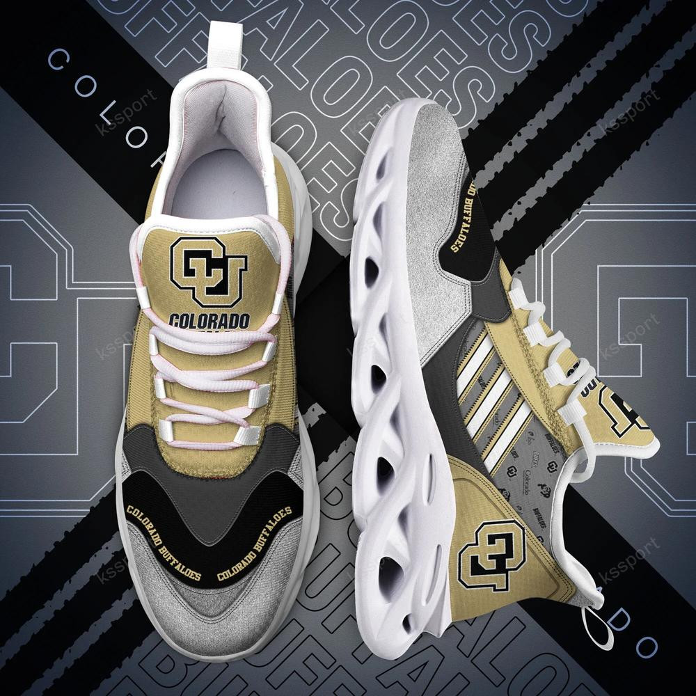 Colorado Buffaloes Max Soul Clunky, Running Sneakers - Famjoys Colorado Buffaloes Max Soul Clunky, Running Sneakers - Famjoys
