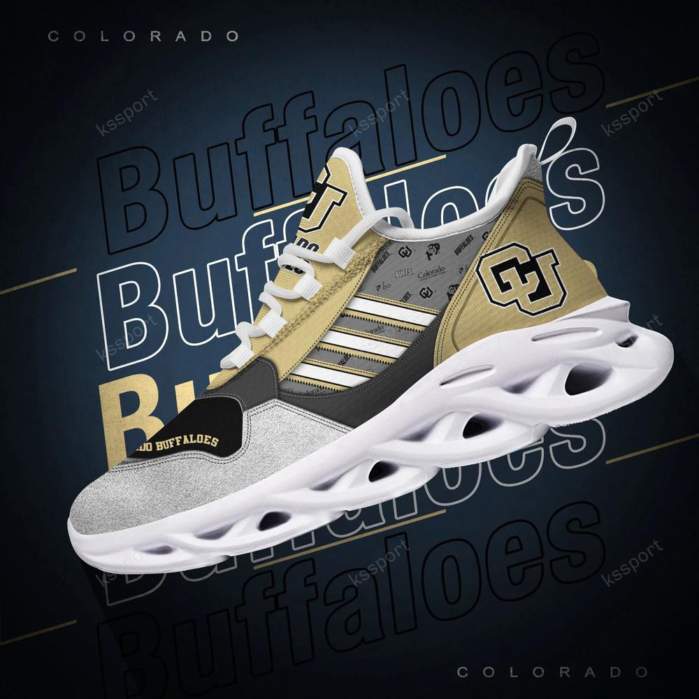 Colorado Buffaloes Max Soul Clunky, Running Sneakers - Famjoys Colorado Buffaloes Max Soul Clunky, Running Sneakers - Famjoys