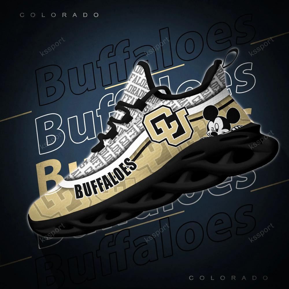 Colorado Buffaloes Max Soul Clunky Sneakers - Famjoys Colorado Buffaloes Max Soul Clunky Sneakers - Famjoys