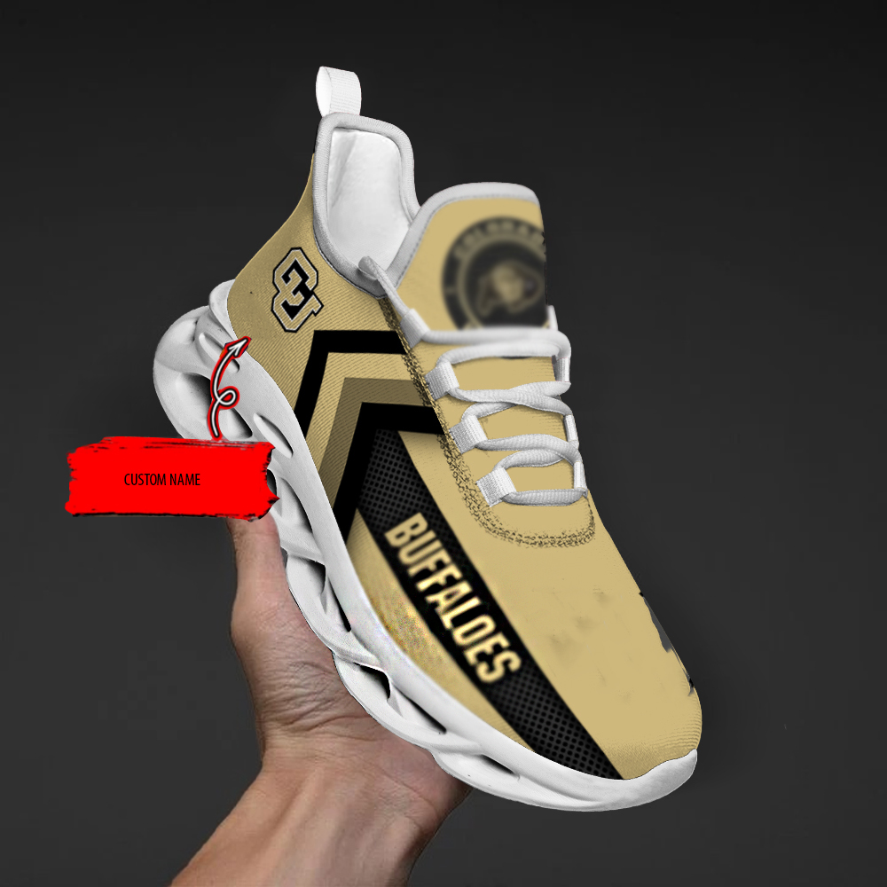 Colorado Buffaloes Personalized Custom Name Max Soul Shoes DS003 - Famjoys Colorado Buffaloes Personalized Custom Name Max Soul Shoes DS003 - Famjoys