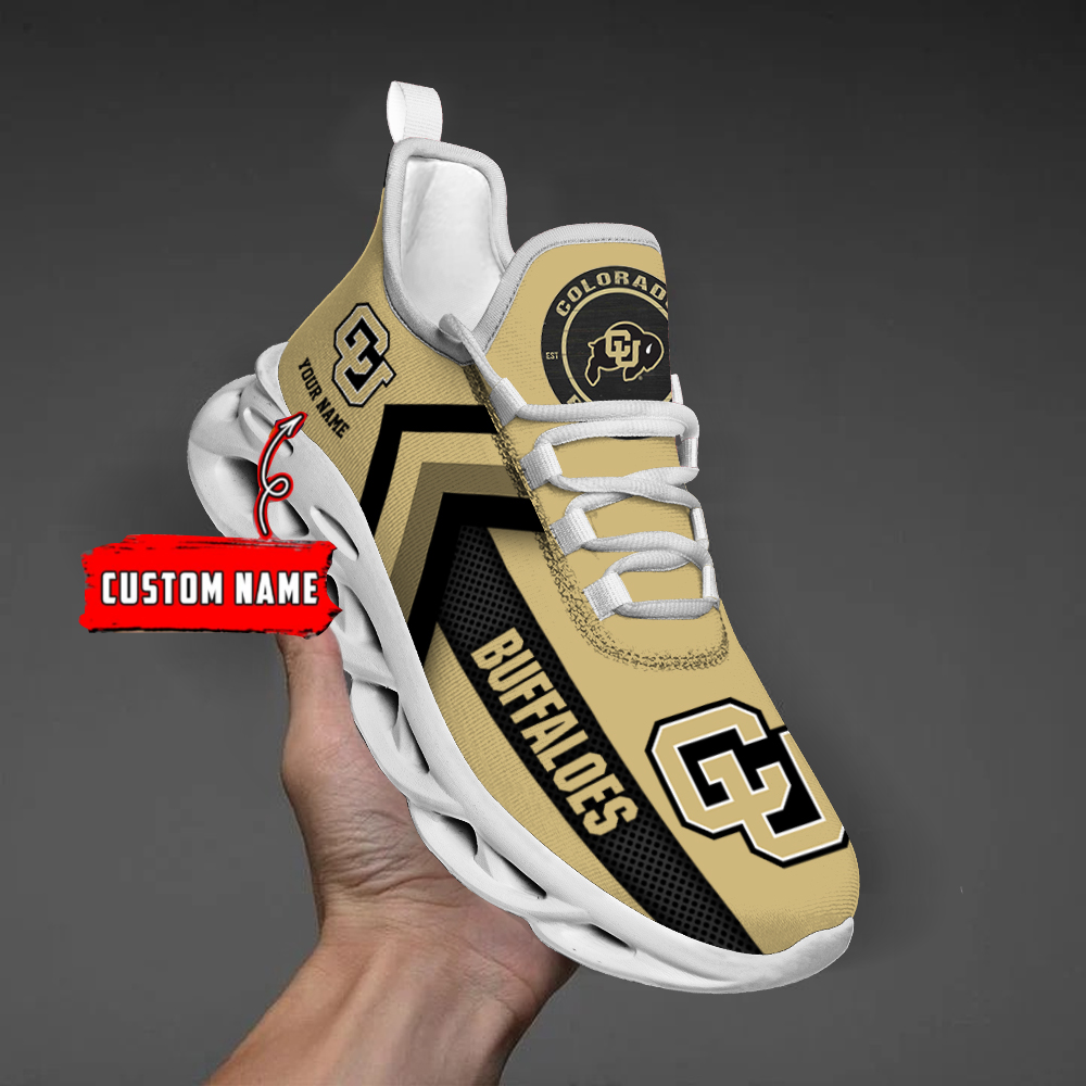 Colorado Buffaloes Personalized Custom Name Max Soul Shoes DS003 - Famjoys Colorado Buffaloes Personalized Custom Name Max Soul Shoes DS003 - Famjoys