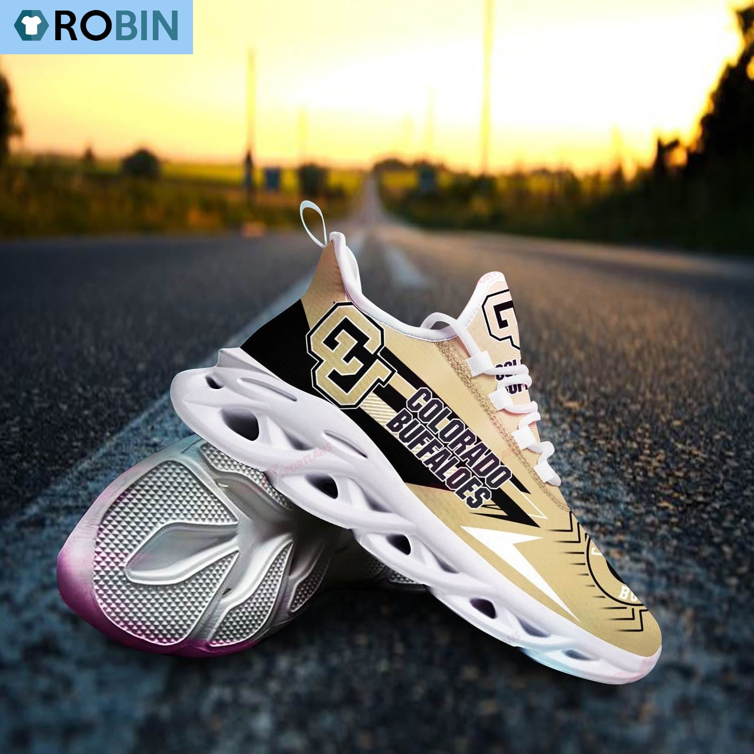 Colorado Buffaloes Sport Shoes Sneakers - Famjoys Colorado Buffaloes Sport Shoes Sneakers - Famjoys