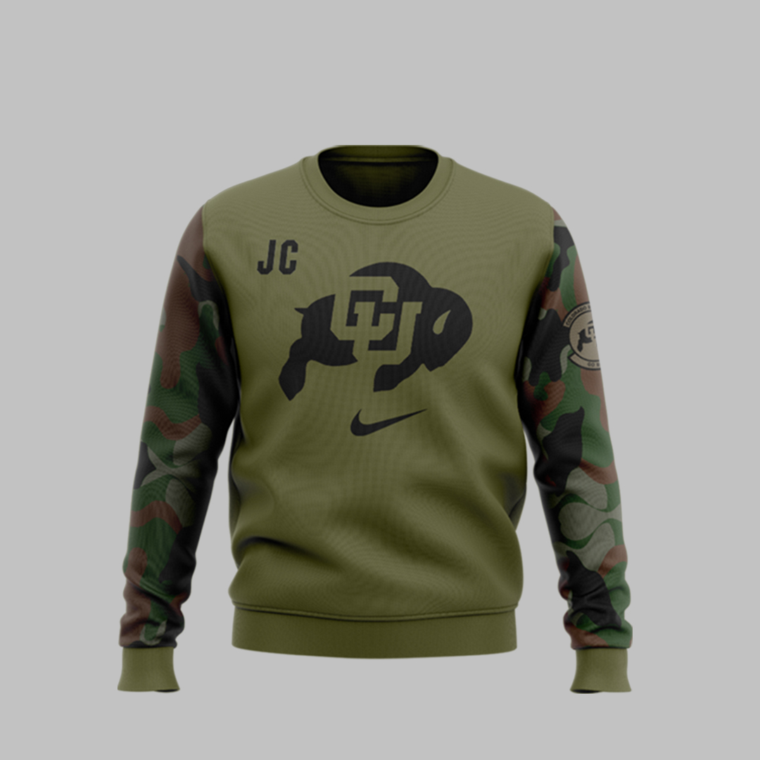 Colorado Football Coach Prime Combo Sweatshirt Veterans - Famjoys Colorado Football Coach Prime Combo Sweatshirt Veterans - Famjoys