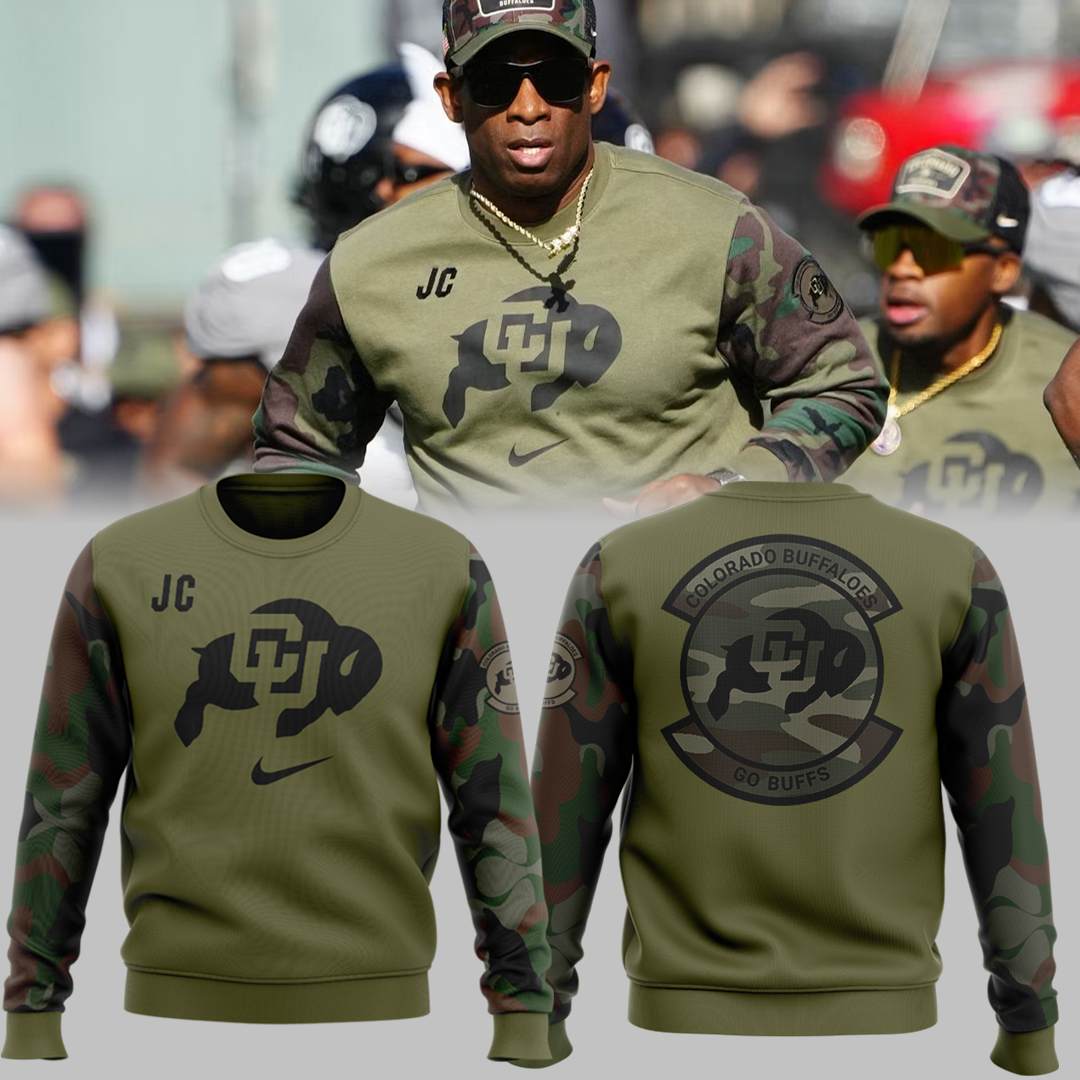 Colorado Football Coach Prime Combo Sweatshirt Veterans - Famjoys Colorado Football Coach Prime Combo Sweatshirt Veterans - Famjoys