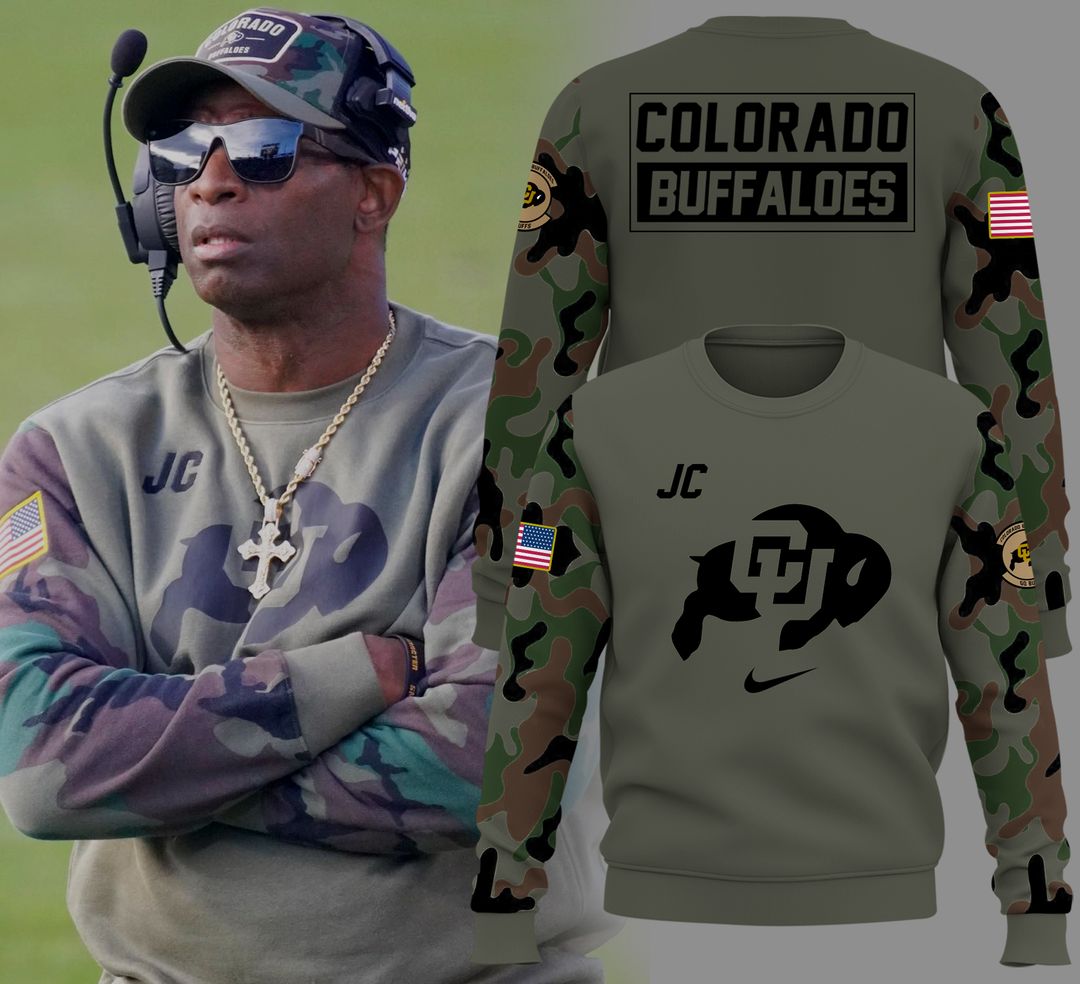 Colorado Football Coach Prime Combo Sweatshirt Veterans - Famjoys Colorado Football Coach Prime Combo Sweatshirt Veterans - Famjoys