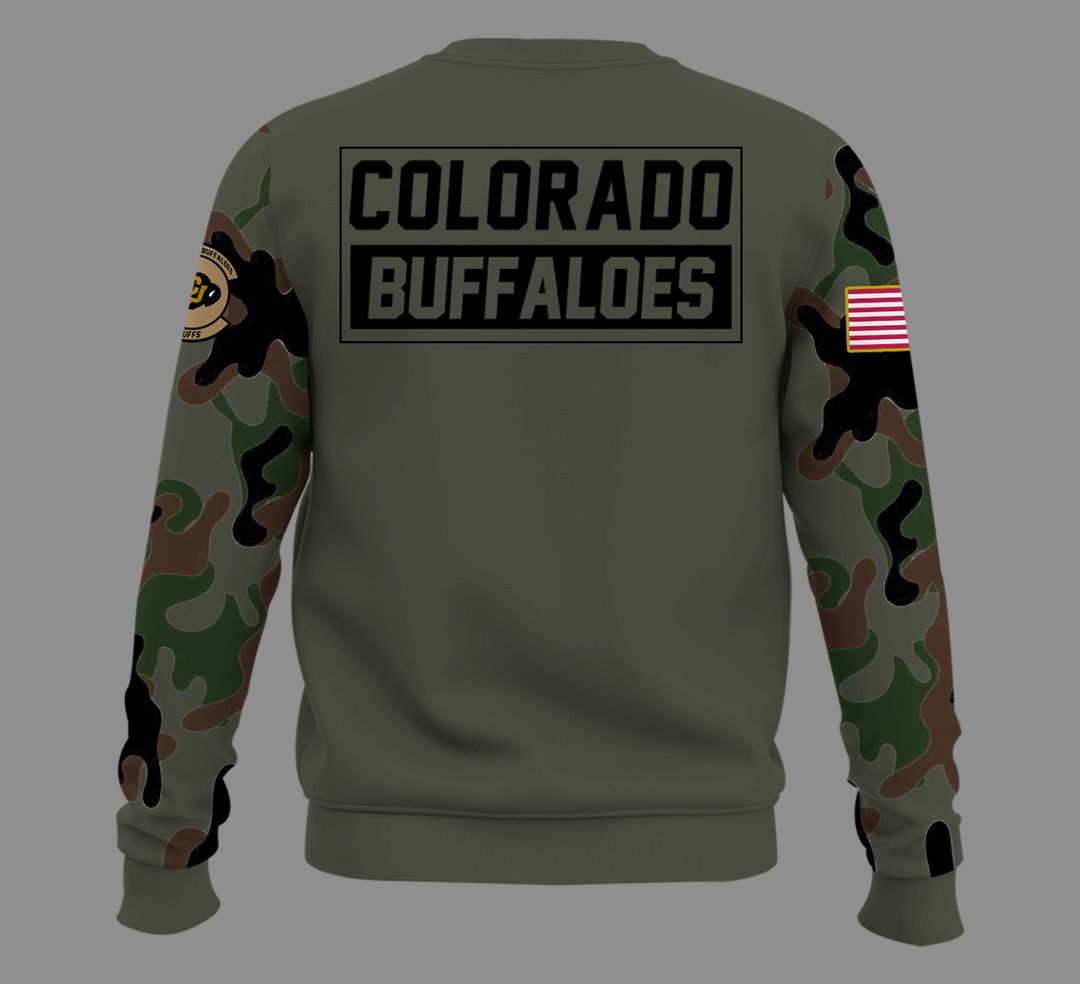 Colorado Football Coach Prime Combo Sweatshirt Veterans - Famjoys Colorado Football Coach Prime Combo Sweatshirt Veterans - Famjoys