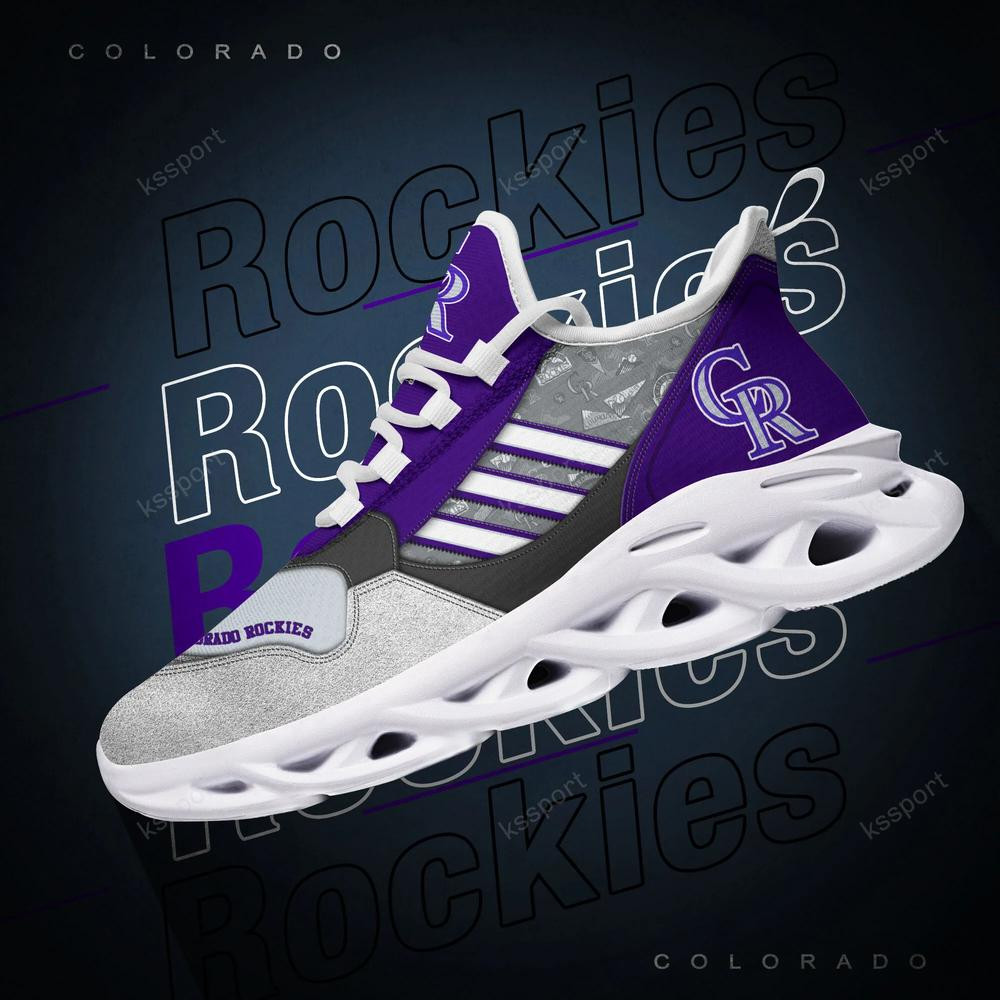 Colorado Rockies Max Soul Clunky, Running Sneakers - Famjoys Colorado Rockies Max Soul Clunky, Running Sneakers - Famjoys
