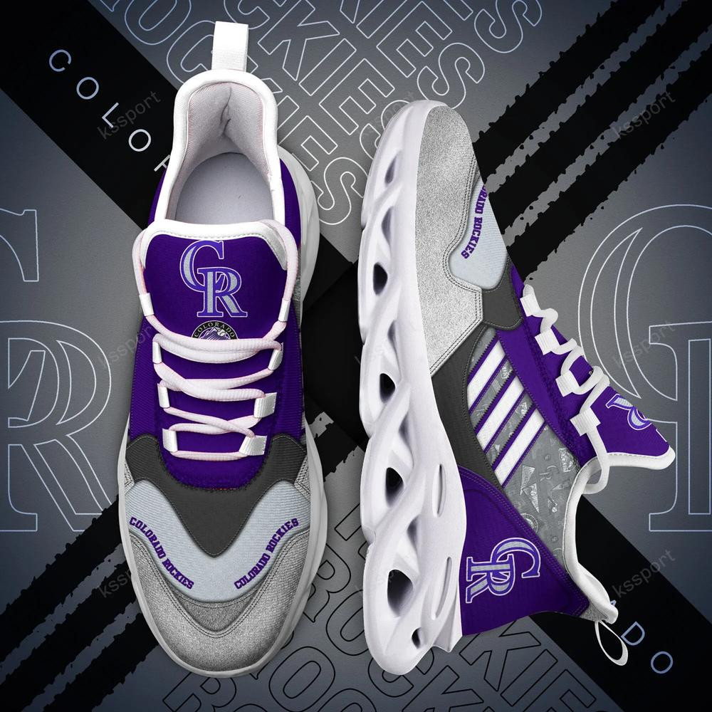 Colorado Rockies Max Soul Clunky, Running Sneakers - Famjoys Colorado Rockies Max Soul Clunky, Running Sneakers - Famjoys