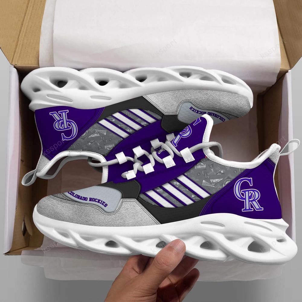 Colorado Rockies Max Soul Clunky, Running Sneakers - Famjoys Colorado Rockies Max Soul Clunky, Running Sneakers - Famjoys