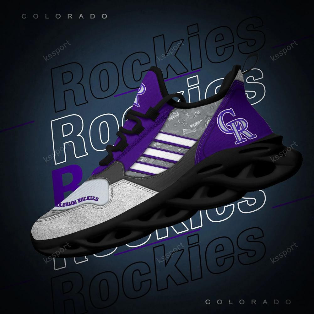 Colorado Rockies Max Soul Clunky, Running Sneakers - Famjoys Colorado Rockies Max Soul Clunky, Running Sneakers - Famjoys