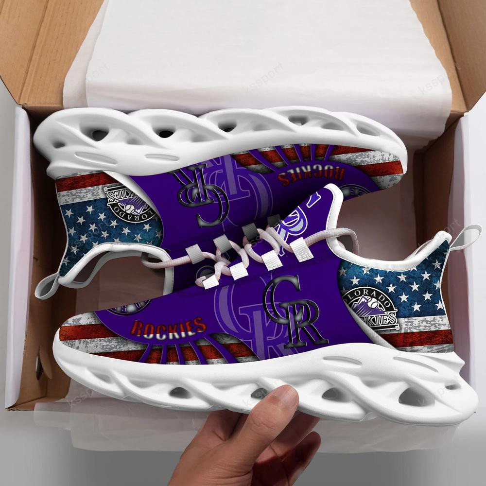 Colorado Rockies Max Soul Clunky Shoes - Famjoys Colorado Rockies Max Soul Clunky Shoes - Famjoys