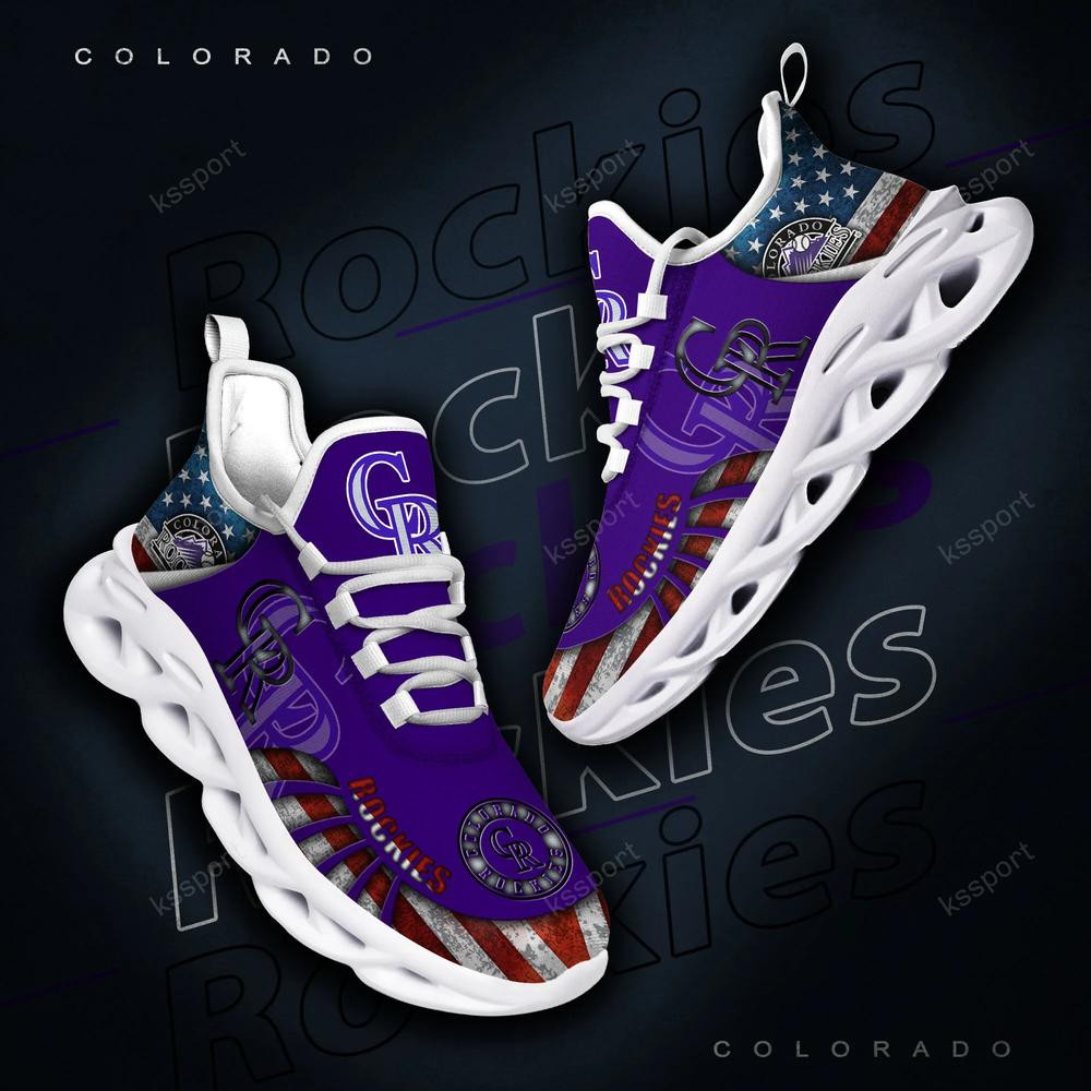 Colorado Rockies Max Soul Clunky Shoes - Famjoys Colorado Rockies Max Soul Clunky Shoes - Famjoys
