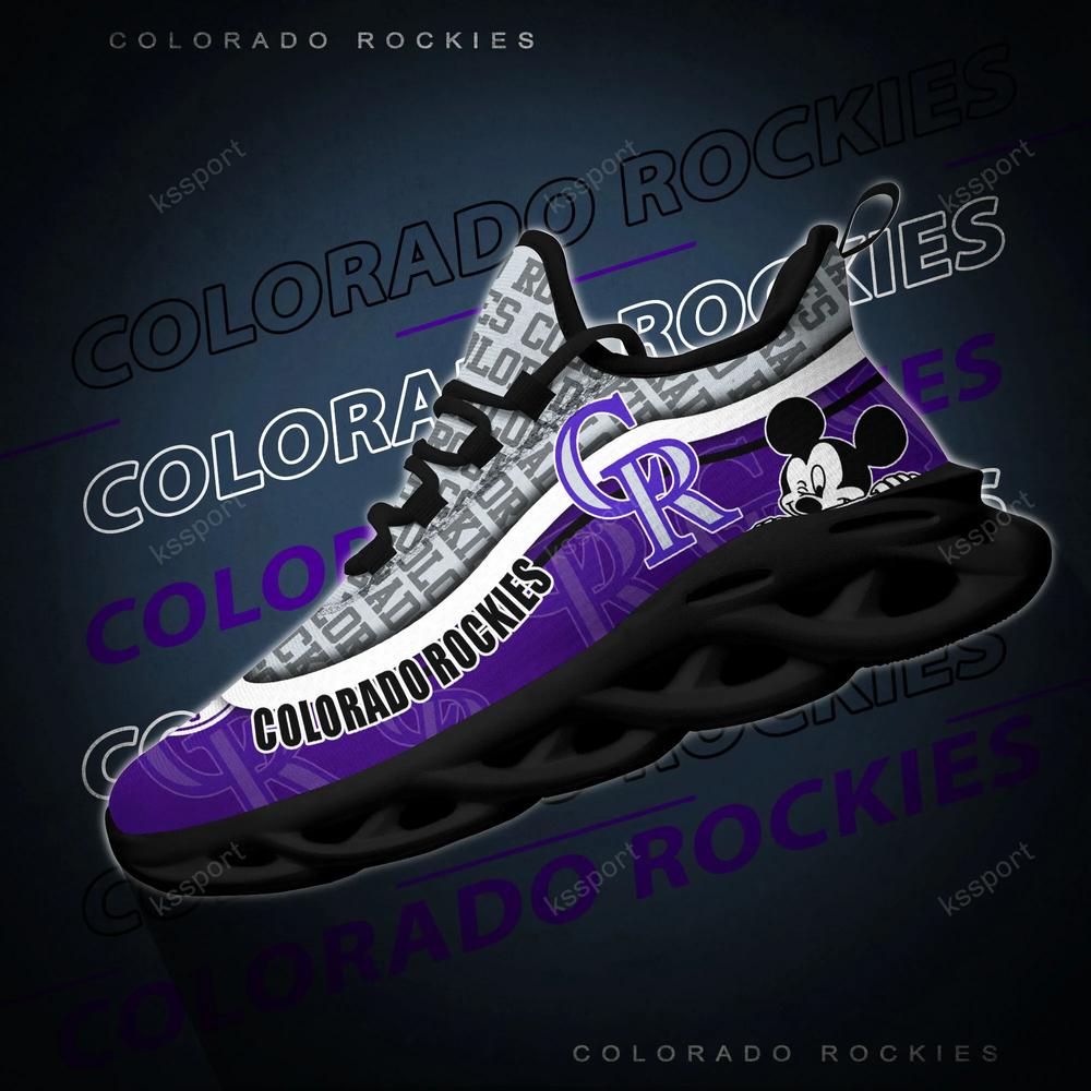 Colorado Rockies Max Soul Clunky Sneakers - Famjoys Colorado Rockies Max Soul Clunky Sneakers - Famjoys