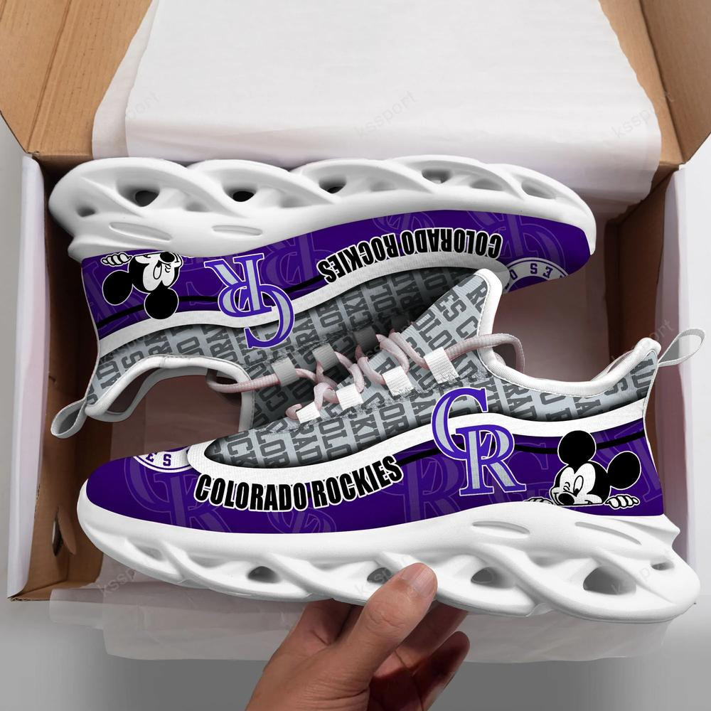 Colorado Rockies Max Soul Clunky Sneakers - Famjoys Colorado Rockies Max Soul Clunky Sneakers - Famjoys