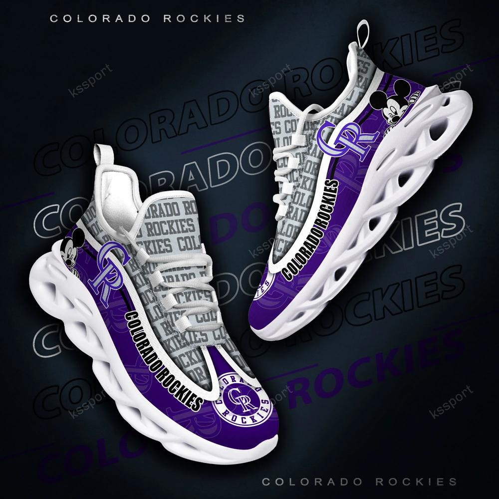 Colorado Rockies Max Soul Clunky Sneakers - Famjoys Colorado Rockies Max Soul Clunky Sneakers - Famjoys