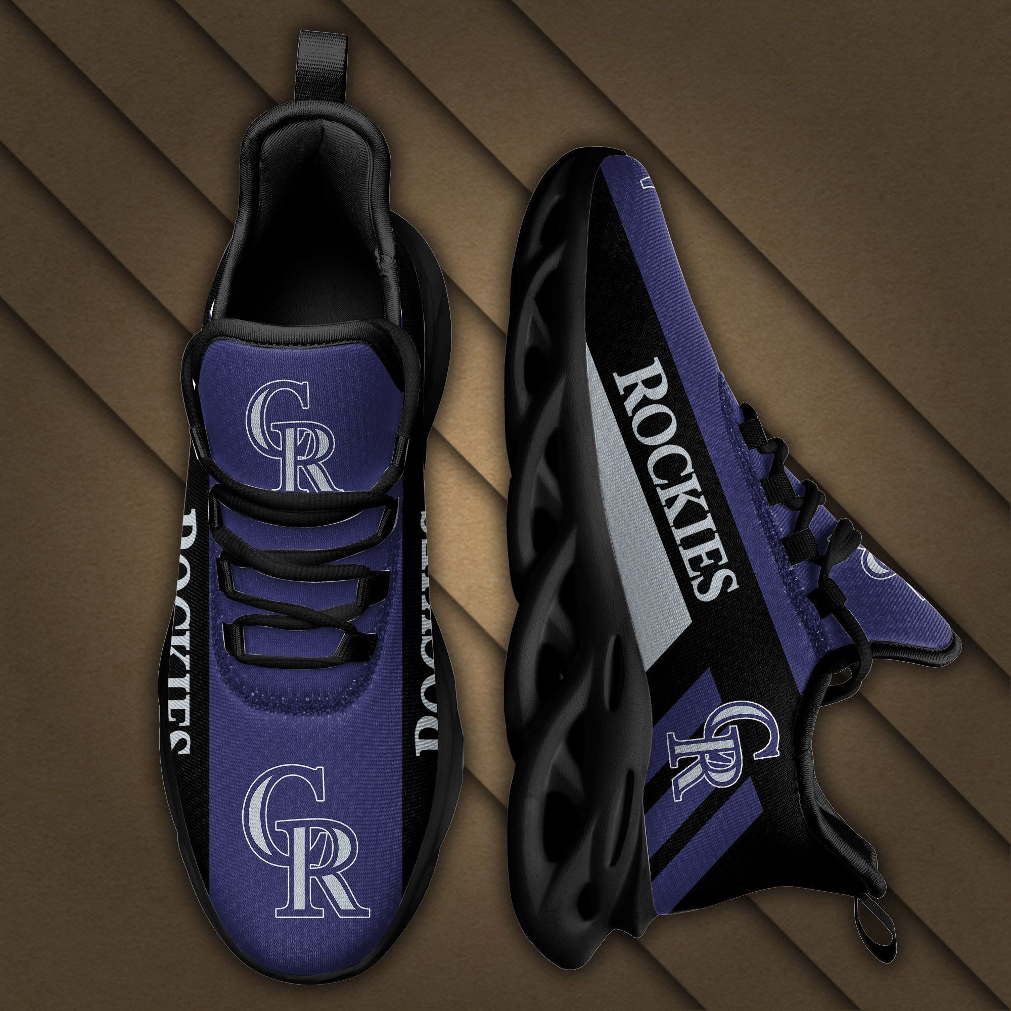 Colorado Rockies Max Soul Sneakers Shoes - Famjoys Colorado Rockies Max Soul Sneakers Shoes - Famjoys