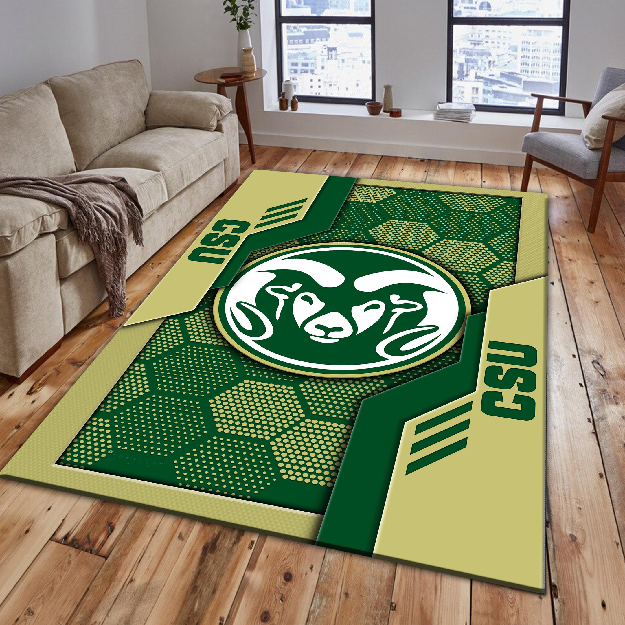 Colorado State Rams Area Rugs 3780 - Famjoys Colorado State Rams Area Rugs 3780 - Famjoys