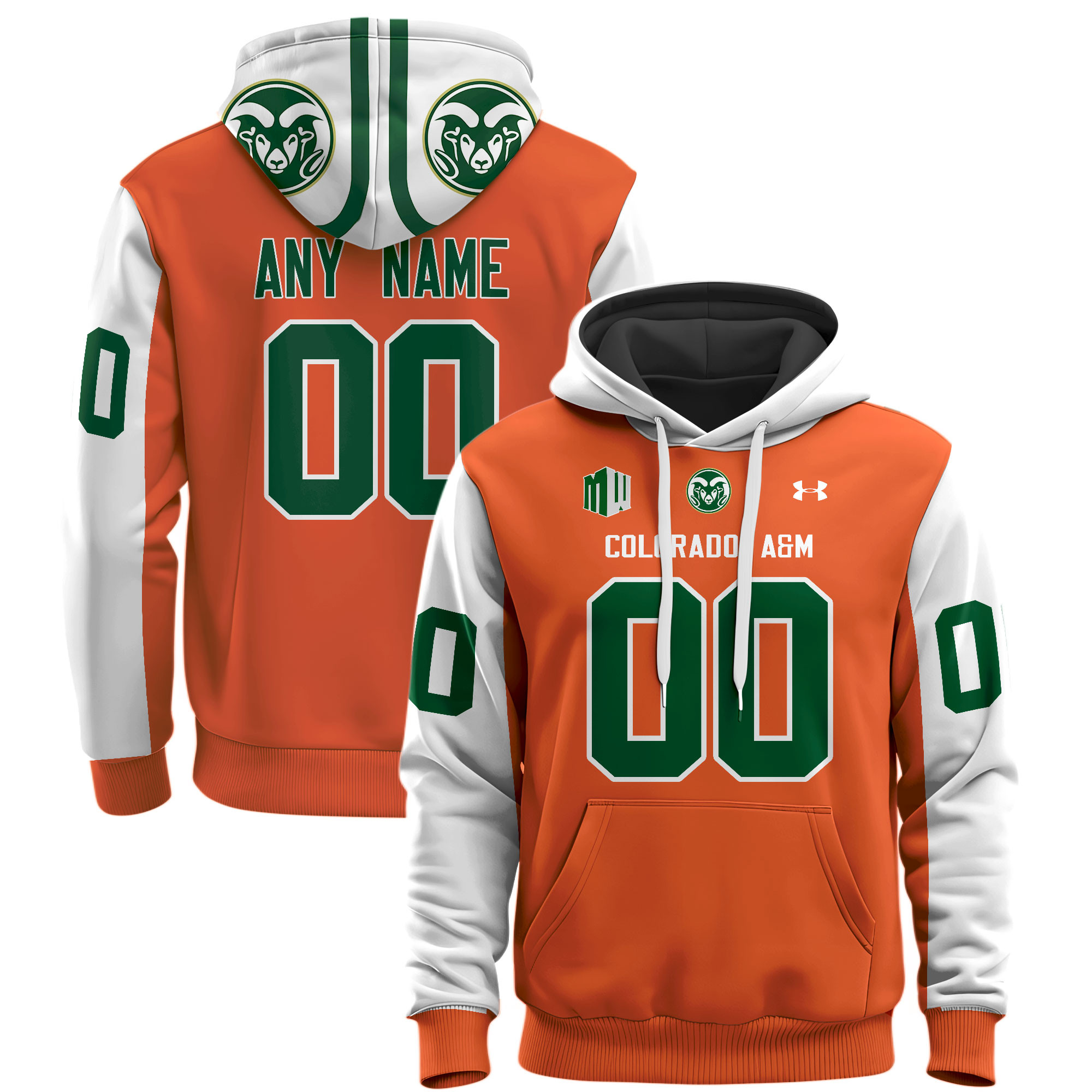 Colorado State Rams Football Hoodie - Famjoys Colorado State Rams Football Hoodie - Famjoys