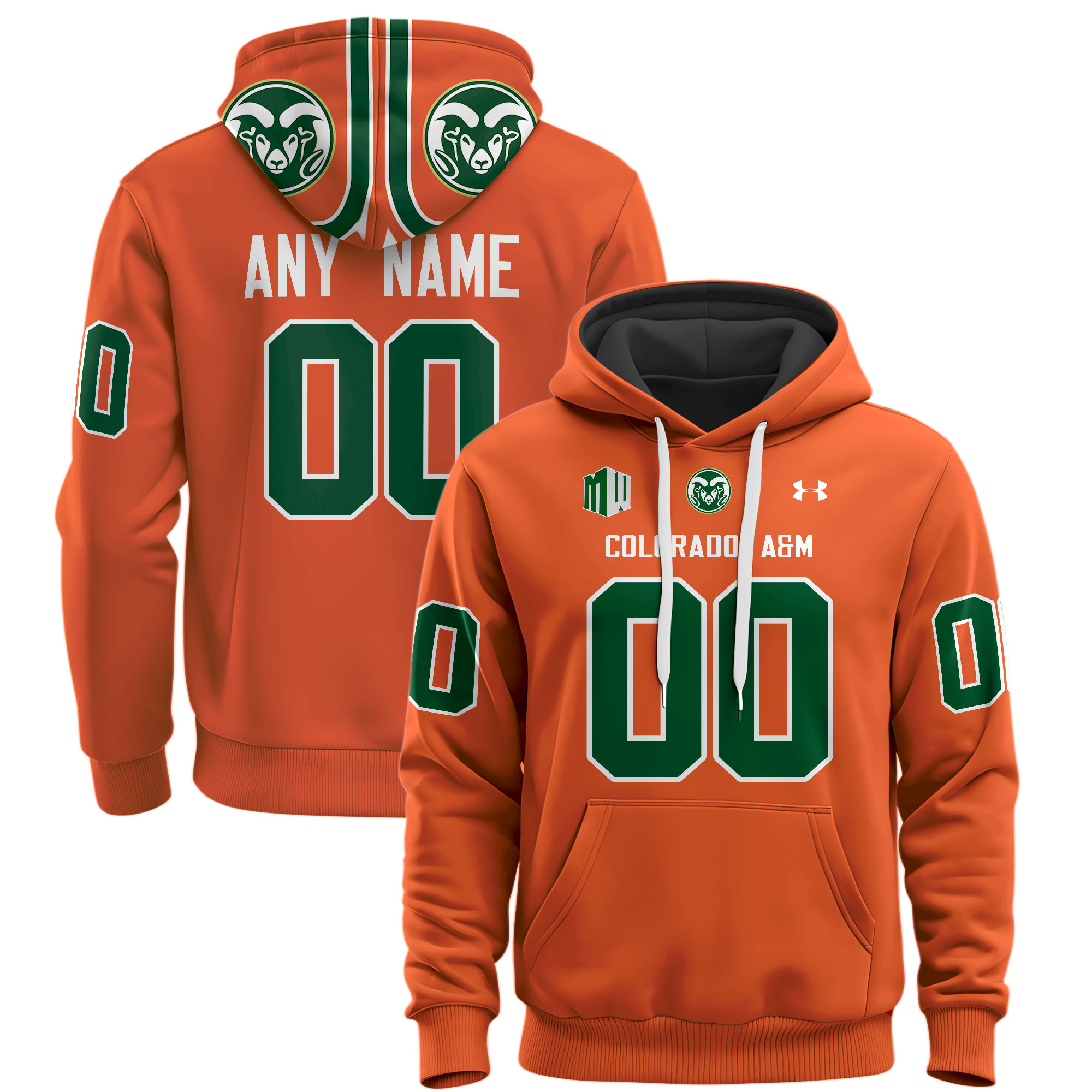 Colorado State Rams Football Hoodie - Famjoys Colorado State Rams Football Hoodie - Famjoys