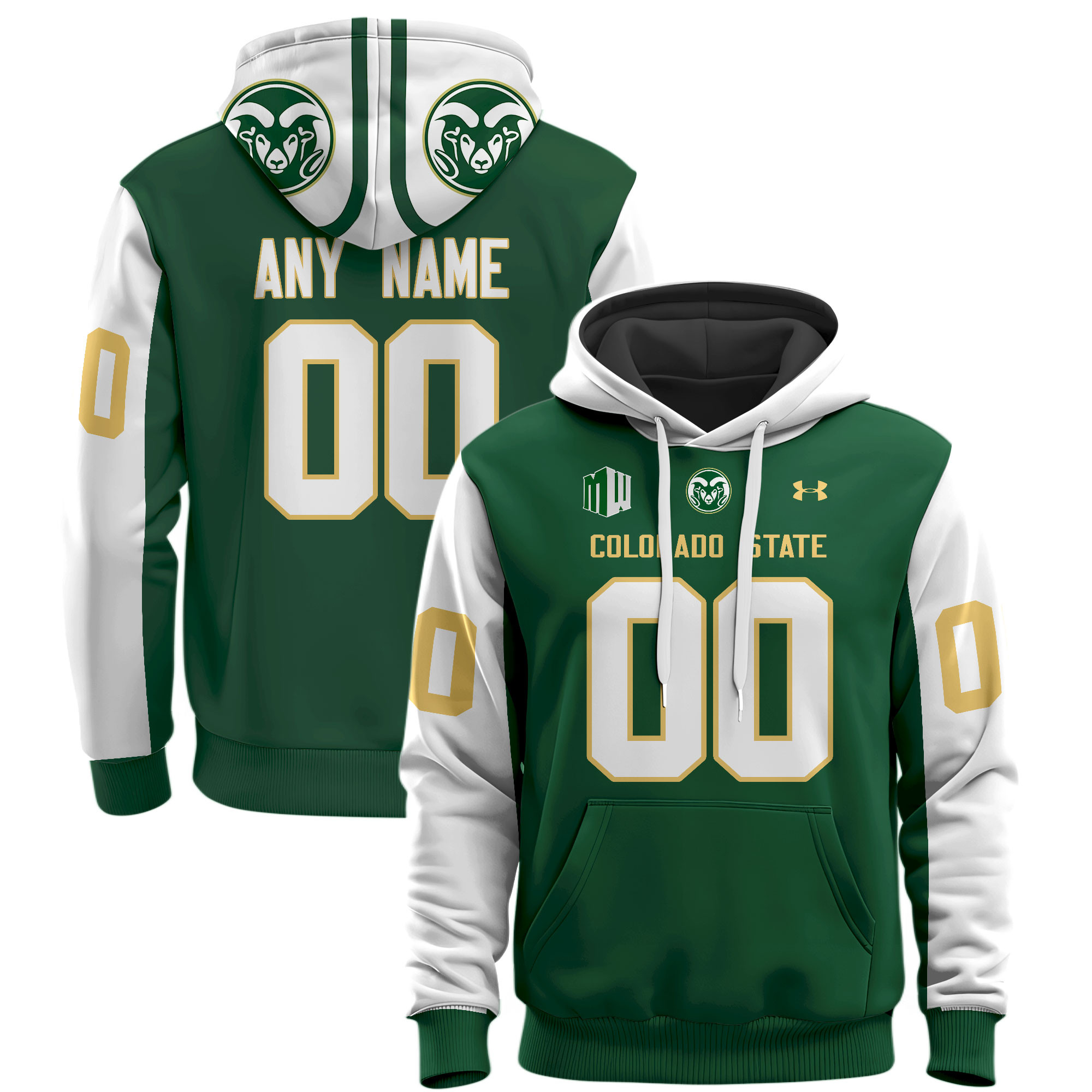 Colorado State Rams Football Hoodie - Famjoys Colorado State Rams Football Hoodie - Famjoys