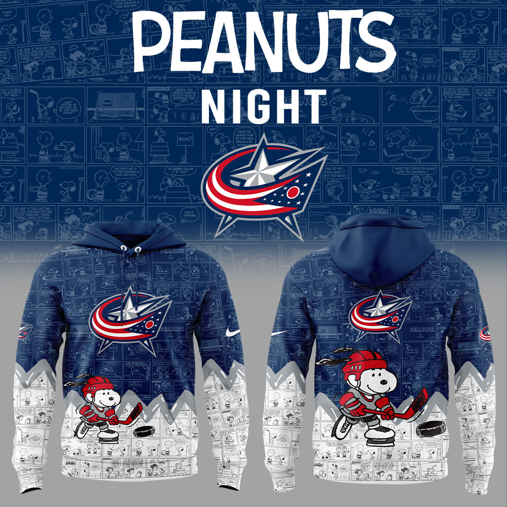 Columbus Blue Jackets 75th Anniversary of Hoodie - Famjoys Columbus Blue Jackets 75th Anniversary of Hoodie - Famjoys