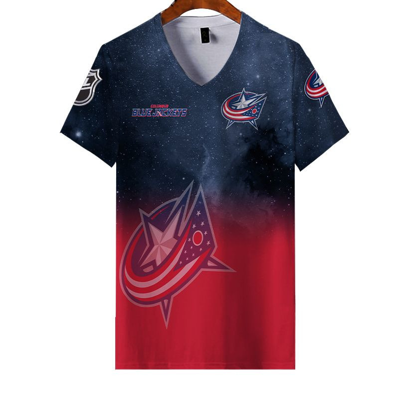 Columbus Blue Jackets All Over Print Apparel2117 - Famjoys Columbus Blue Jackets All Over Print Apparel2117 - Famjoys